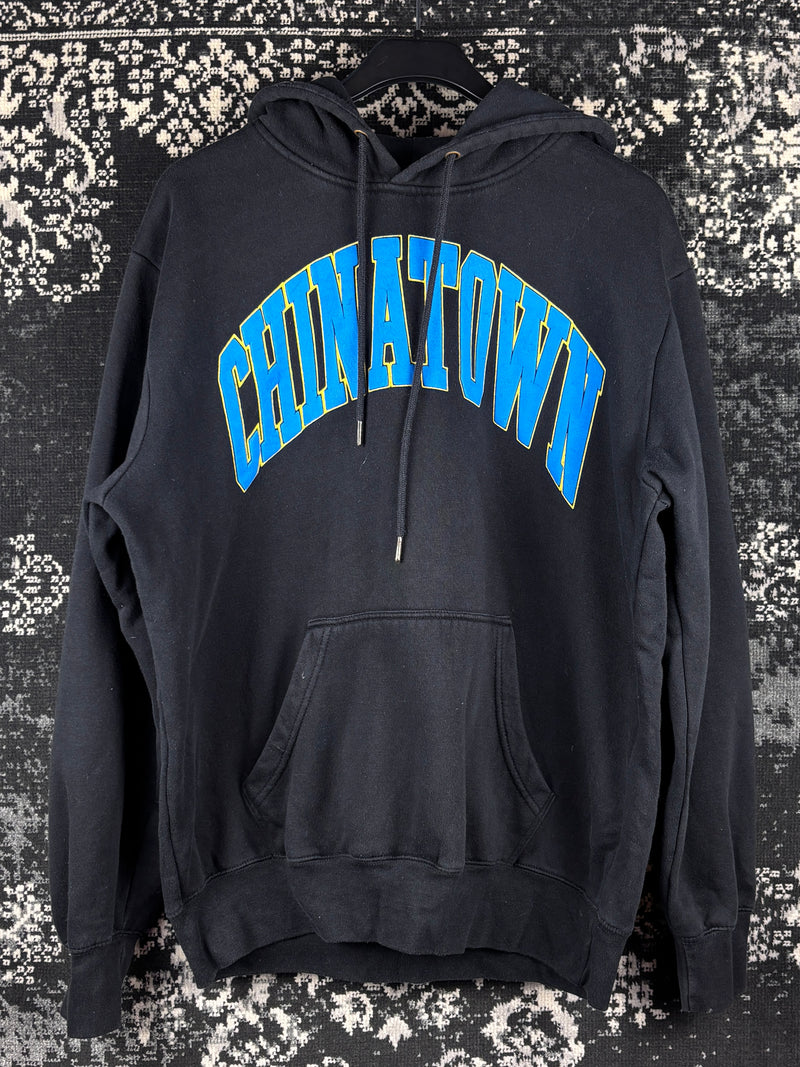 Men's Vintage "CHINATOWN" Black Hoodie