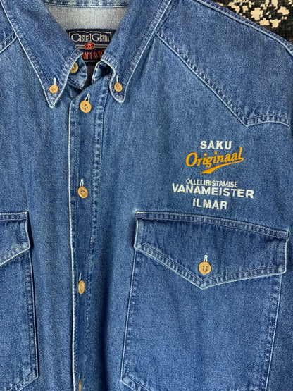 Mens Vintage Saku Original Button Up
