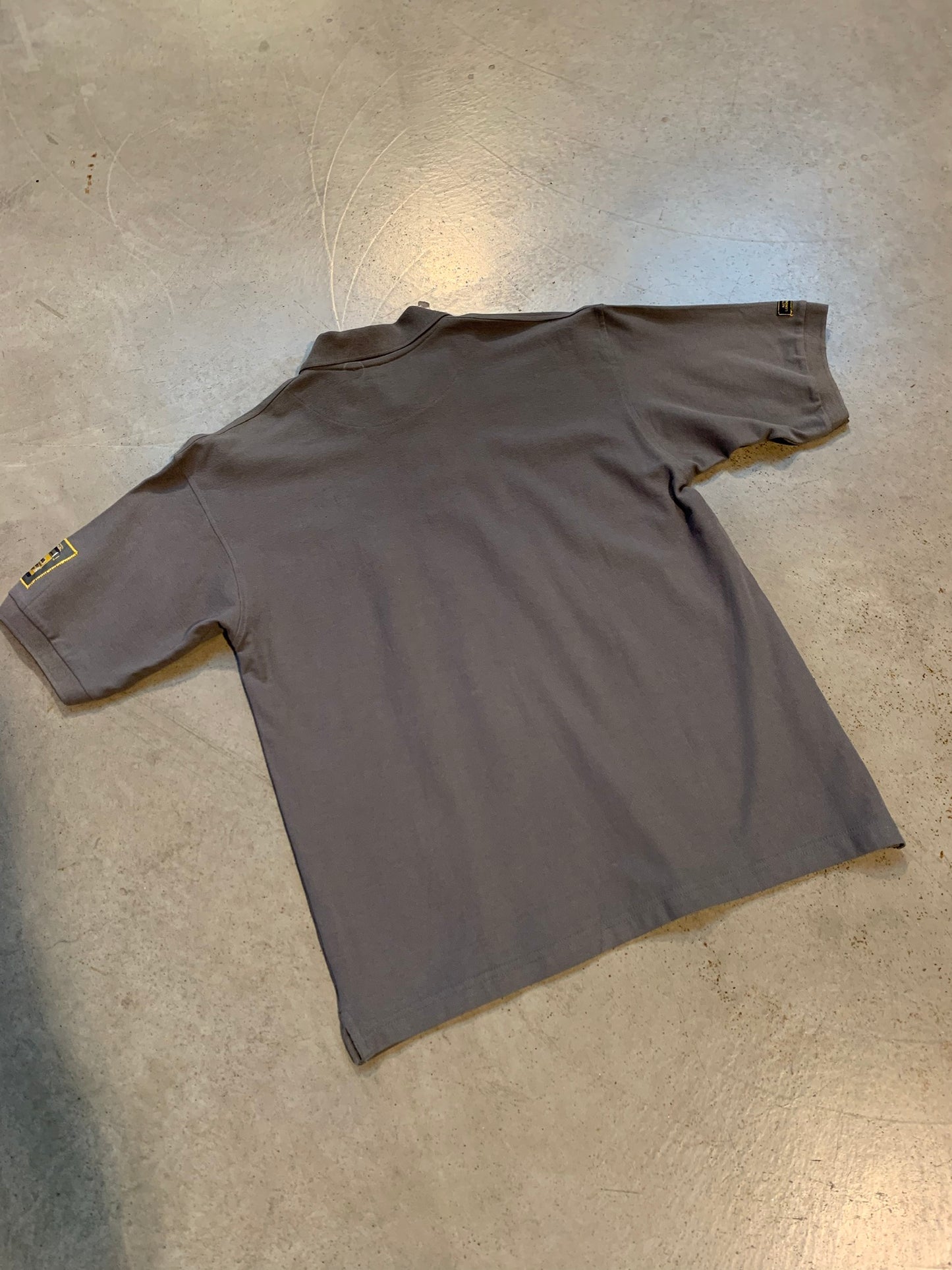 Vintage Men's Volvo Grey Polo Shirt