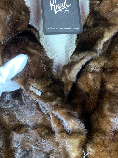 Women's Dark Brown Fur Jacket