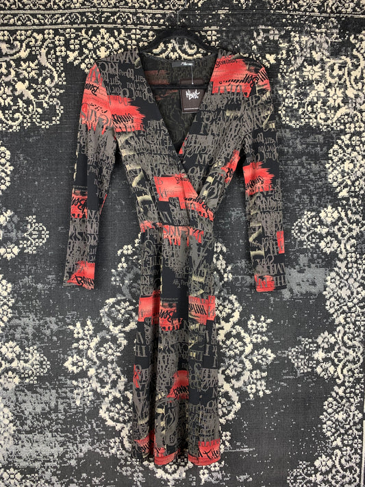 Women's Y2K Style Longsleeve Dress by Jane Norman