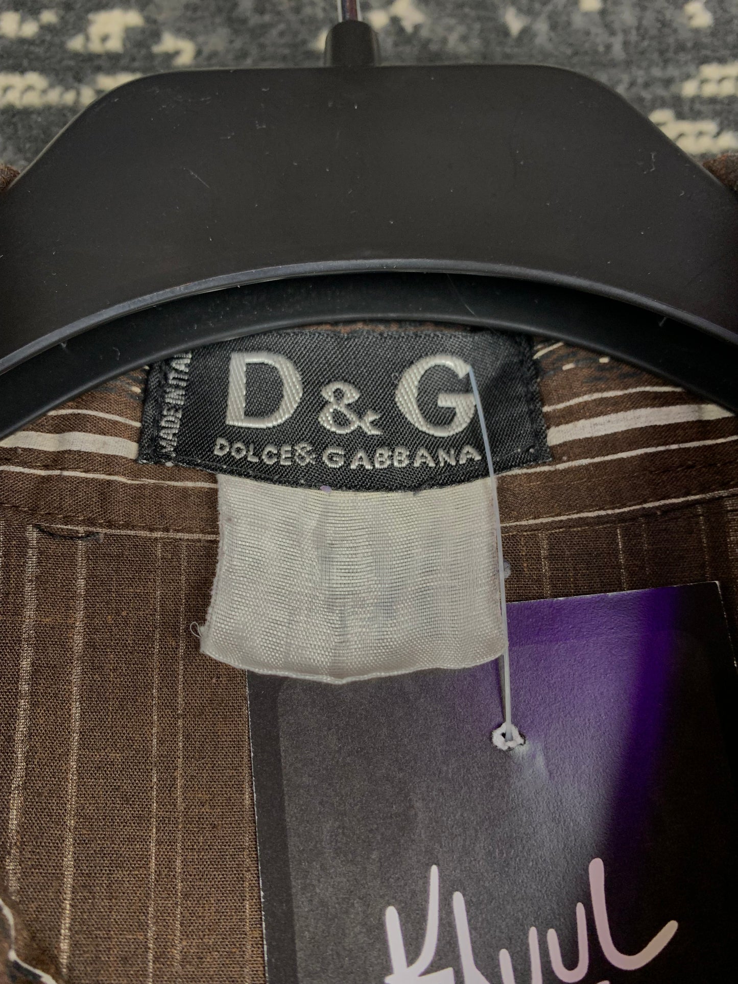 Mens Vintage Dolce And Gabbana Button Up Shirt