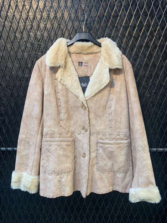 KanKan Vintage Faux Shearling Coat