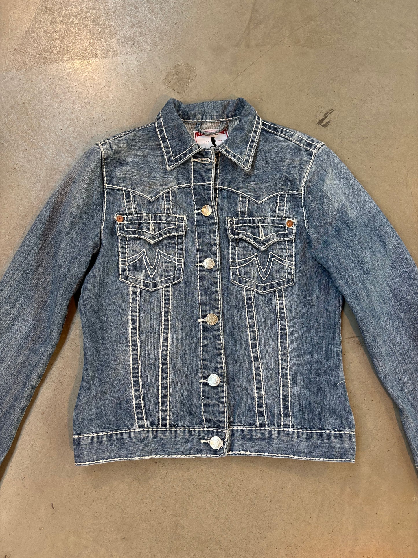 Eden Girl Vintage Blue Denim Jacket