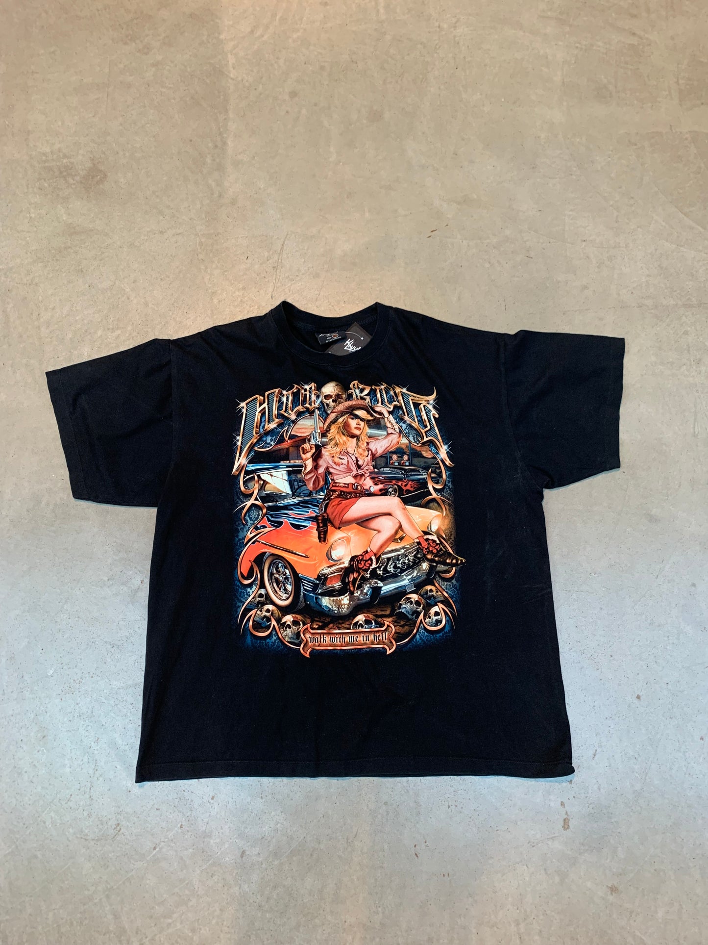 Men’s XXL Black Graphic T-Shirt