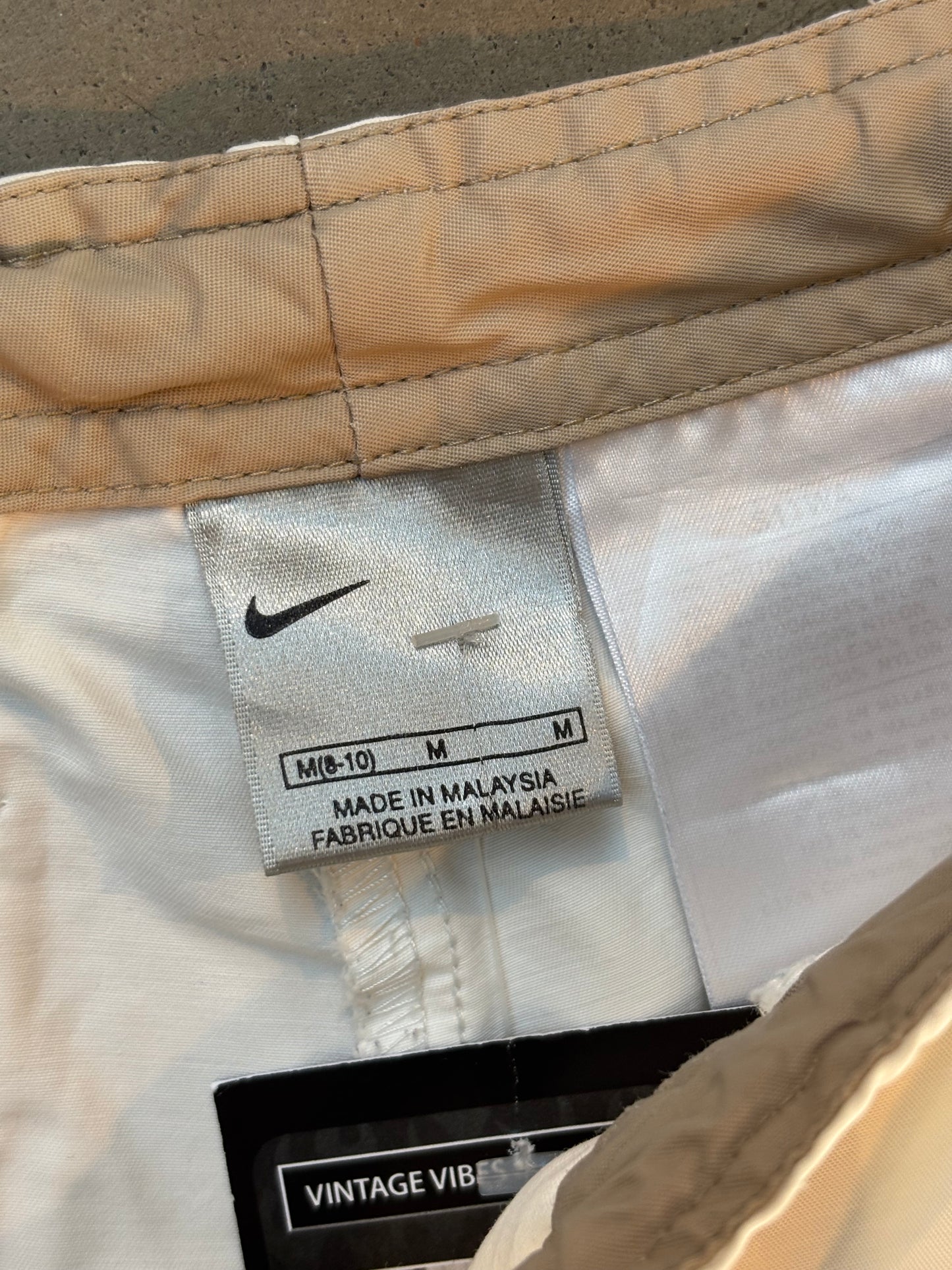 Vintage Nike White Zip-Off Pants