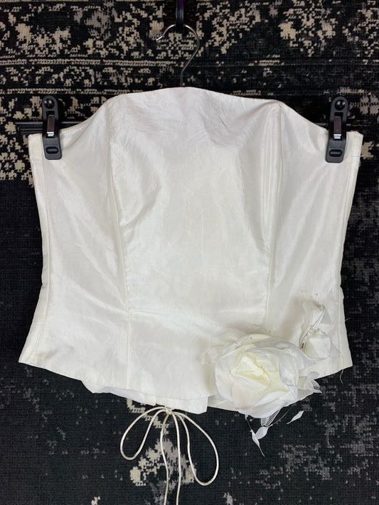 Women's White Wedding Corset