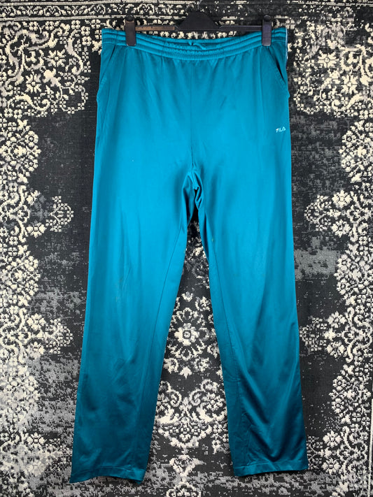 Men's Vintage Fila Logo Tape Track Pants