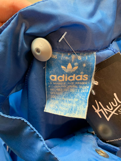 Vintage Adidas Blue Rain Jacket