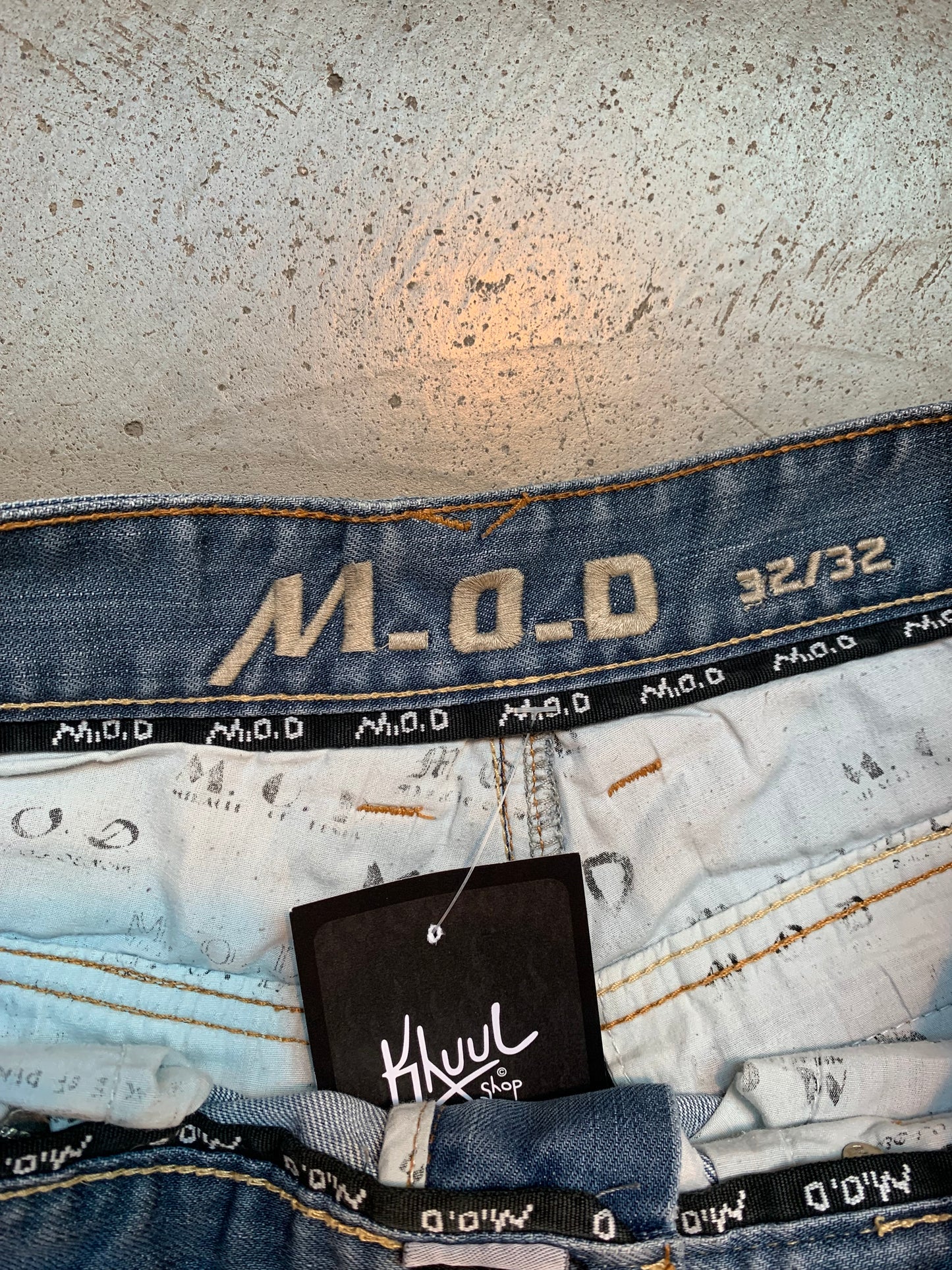 M.O.D Distressed Light Blue Denim Jeans