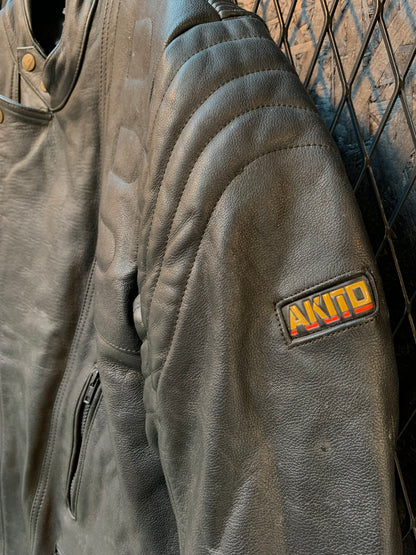 Akito Vintage Motorcycle Leather Jacket