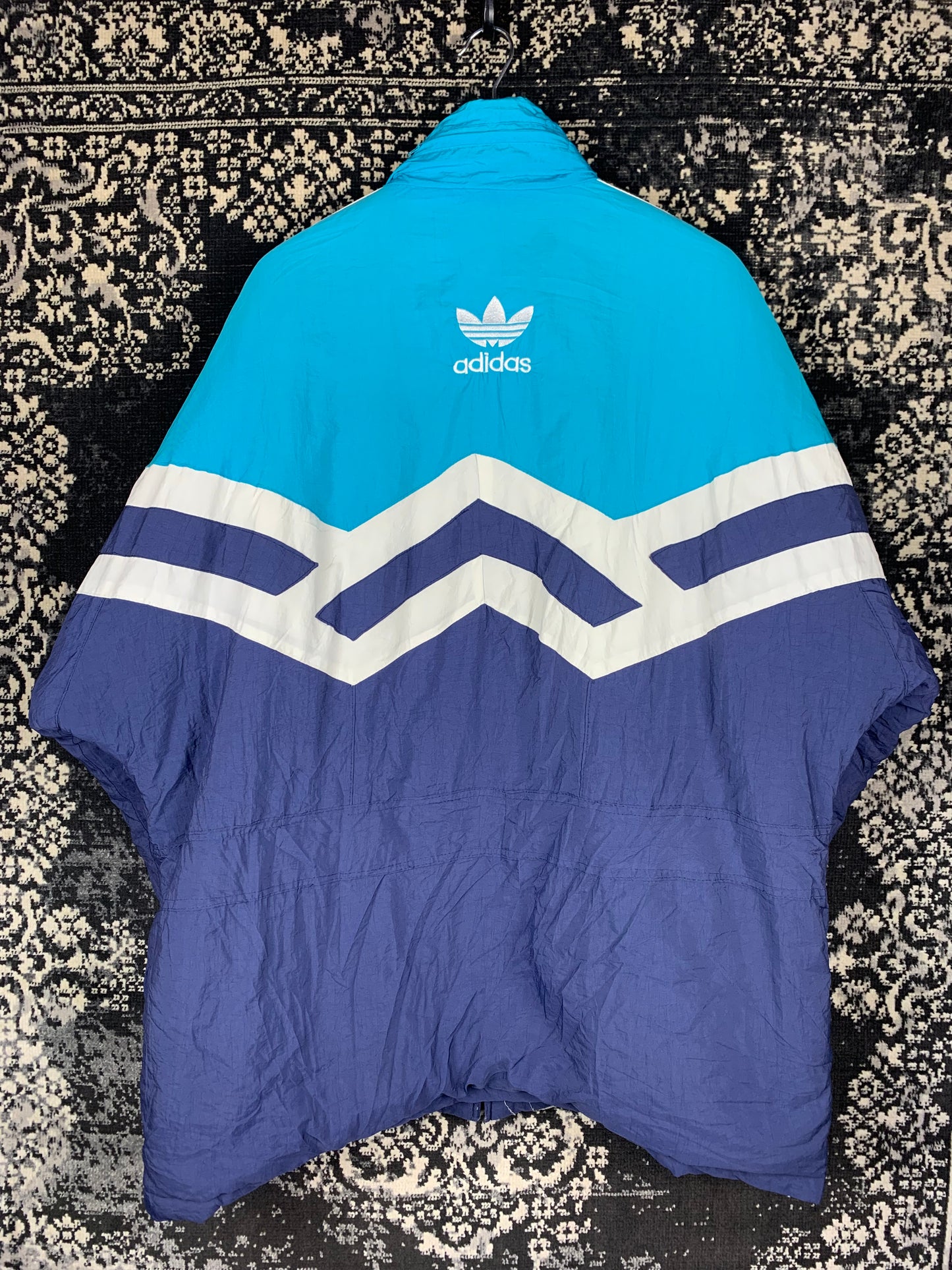 Men's Vintage Adidas Blue Winter Jacket