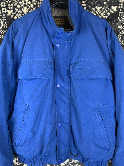 Men's Vintage Dark Blue Eddie Bauer Warm Outdoor Jacket