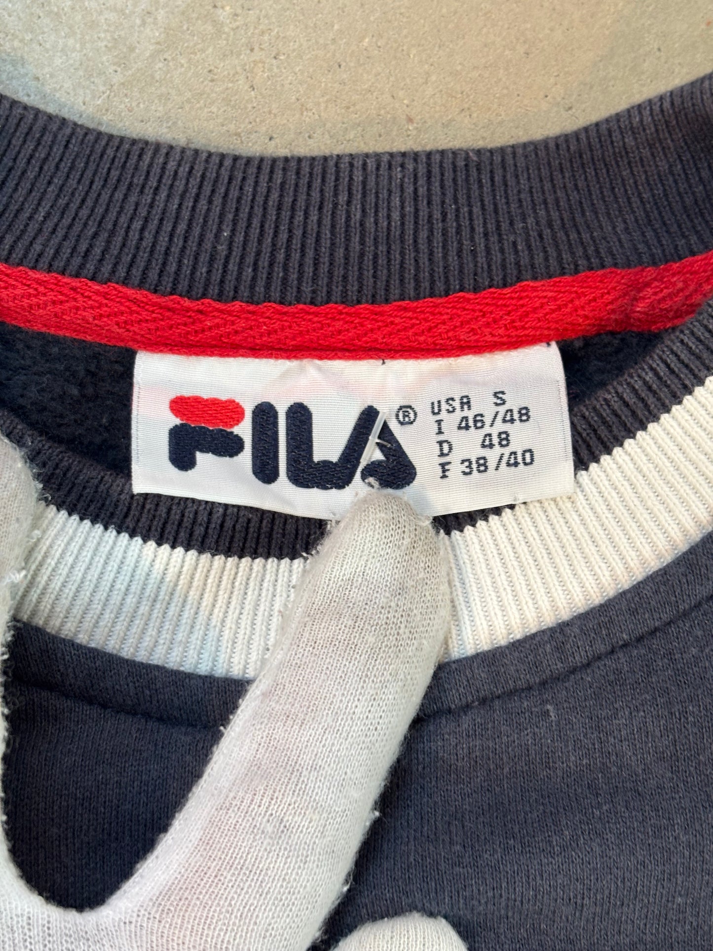 Fila Navy Blue Sweatshirt Men’s S