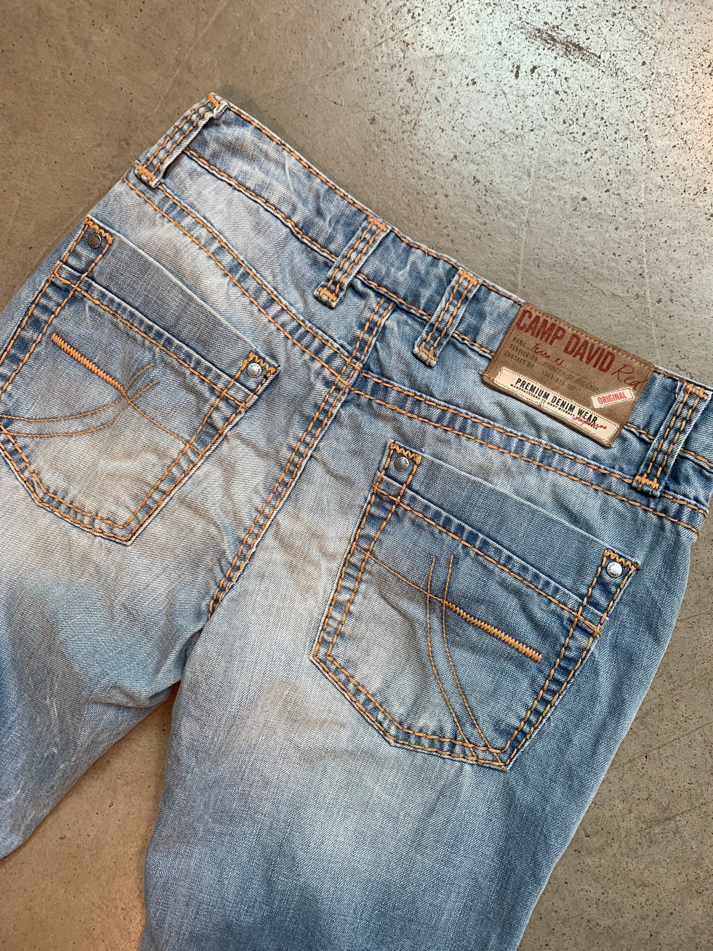 Mens Vintage Camp David Jeans