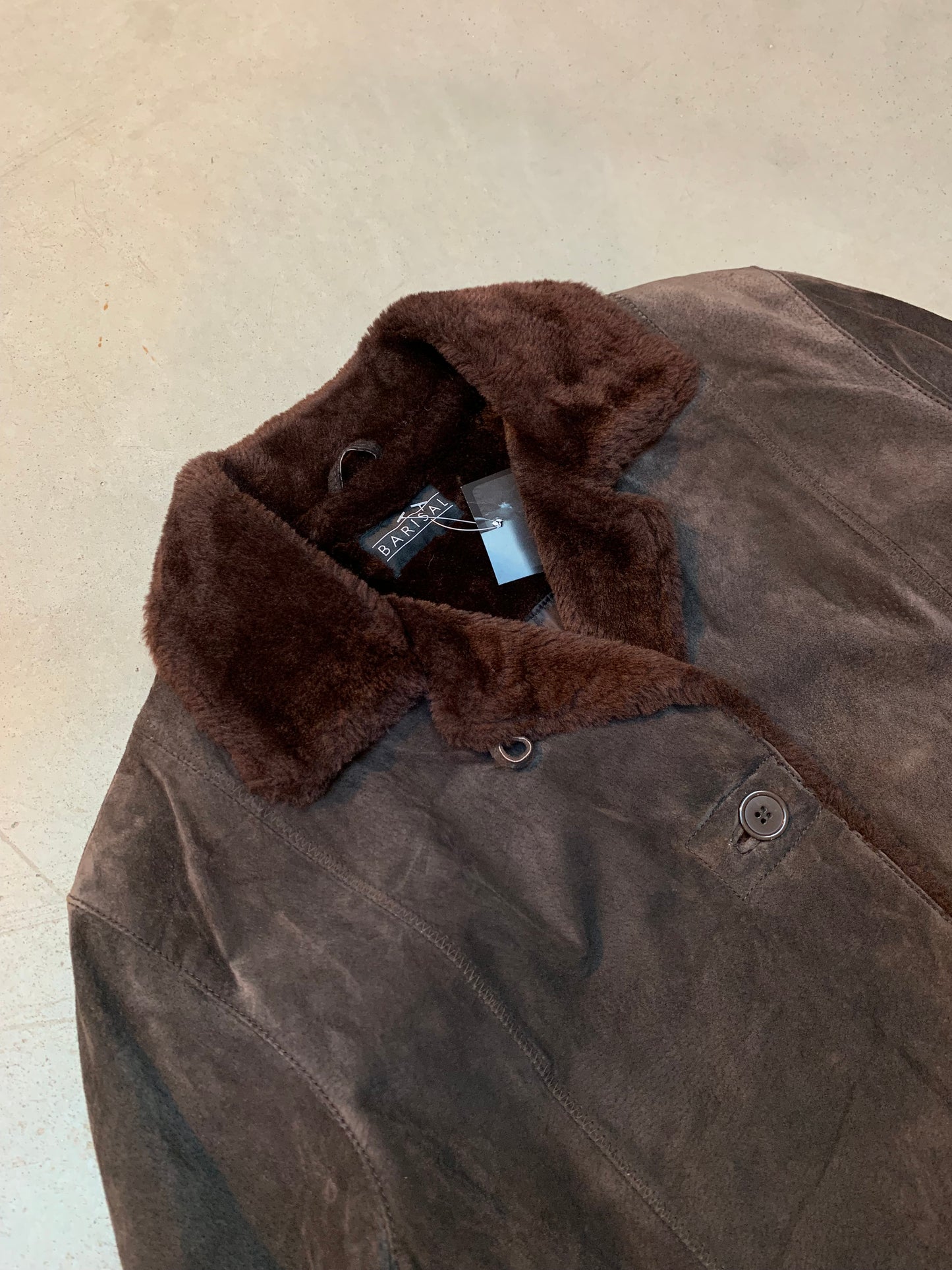 Womens Vintage Shearling Coat