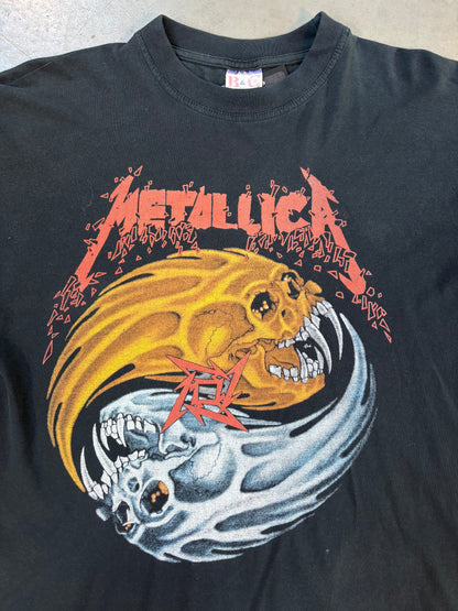 Vintage Metallica Skull Yin Yang T-Shirt