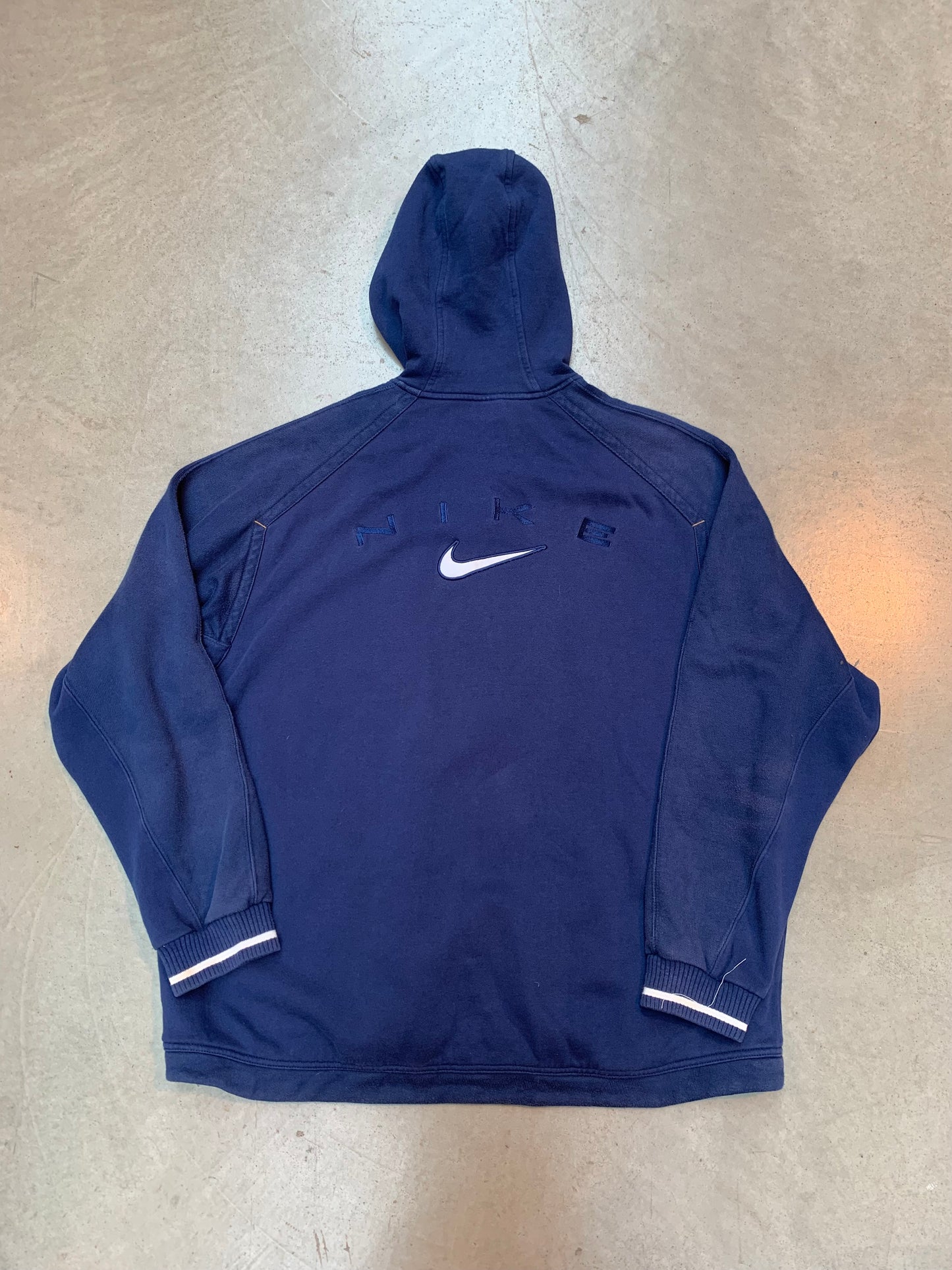 Nike Blue And Yellow Lined Full Zip Hoodie