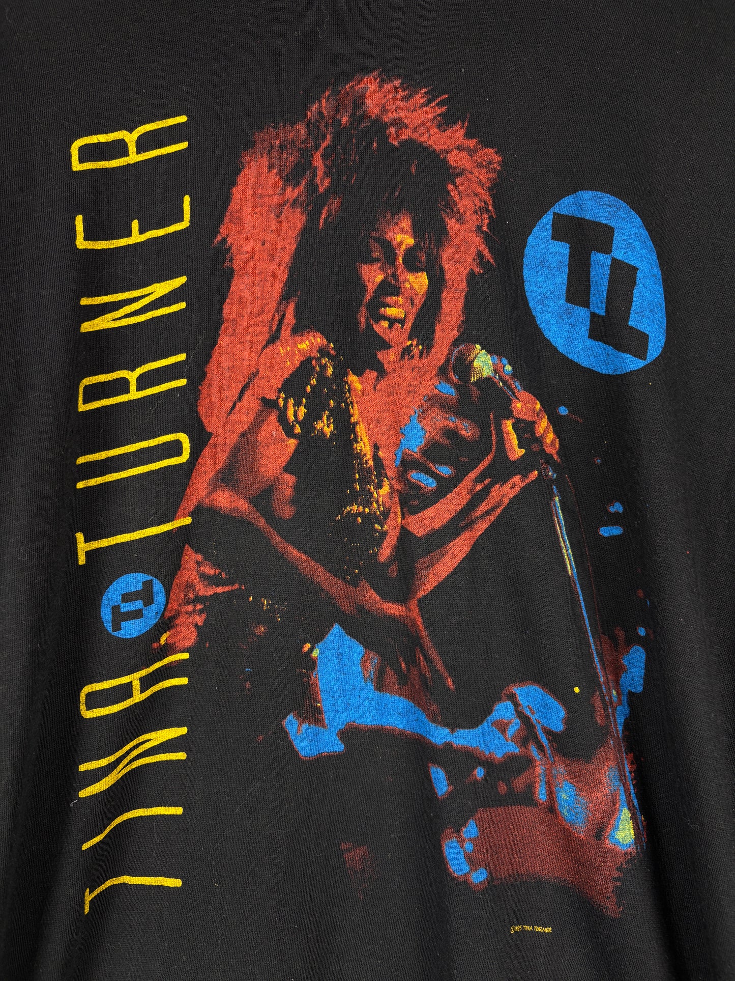 Vintage Tina Turner "Private Dancer" 1985 European Tour T-Shirt