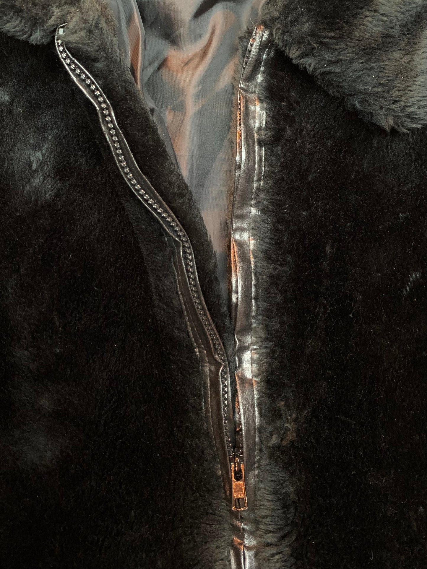 Vintage Women's Junge Collection Faux Fur Coat