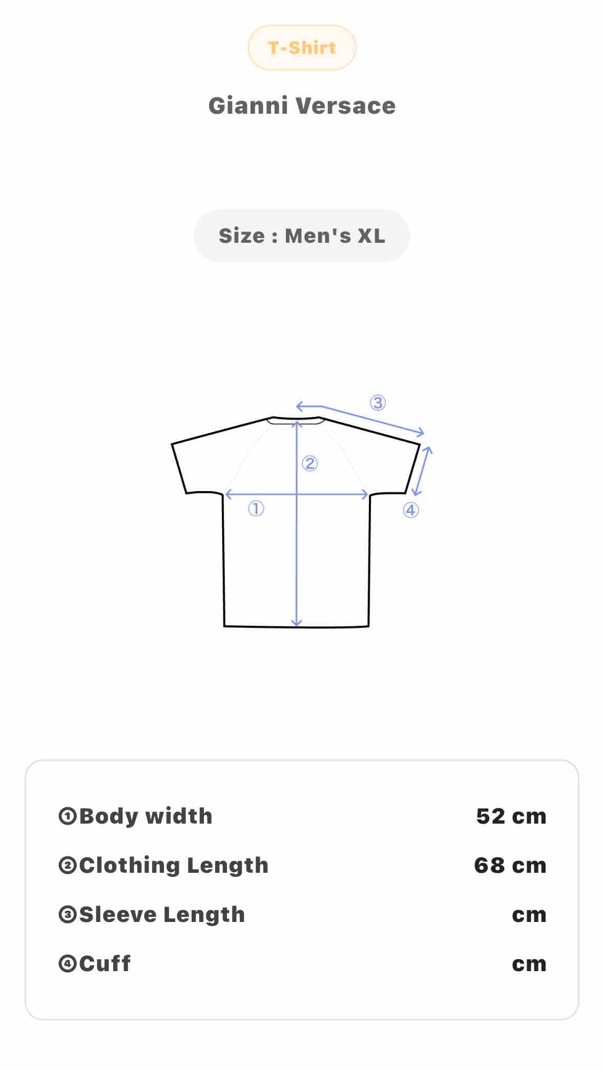 Vintage Gianni Versace Tank Top Men’s XL