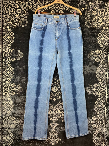 Explorer Y2K Style High Waist Blue Straight Leg Jeans