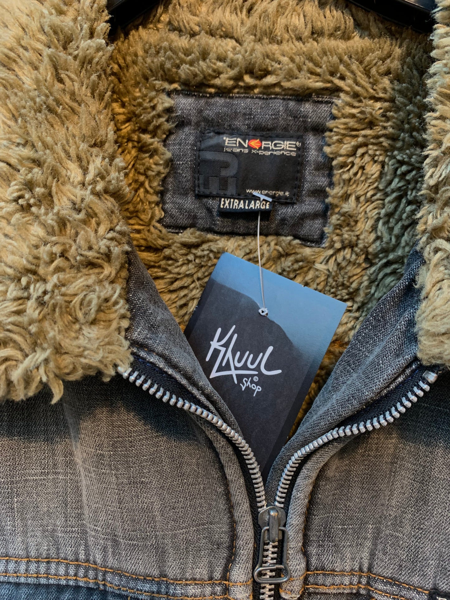 Vintage Energie Gray Denim Jacket