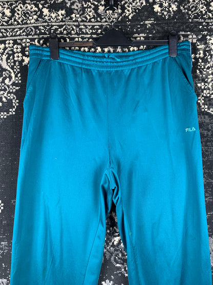 Men's Vintage Fila Logo Tape Track Pants