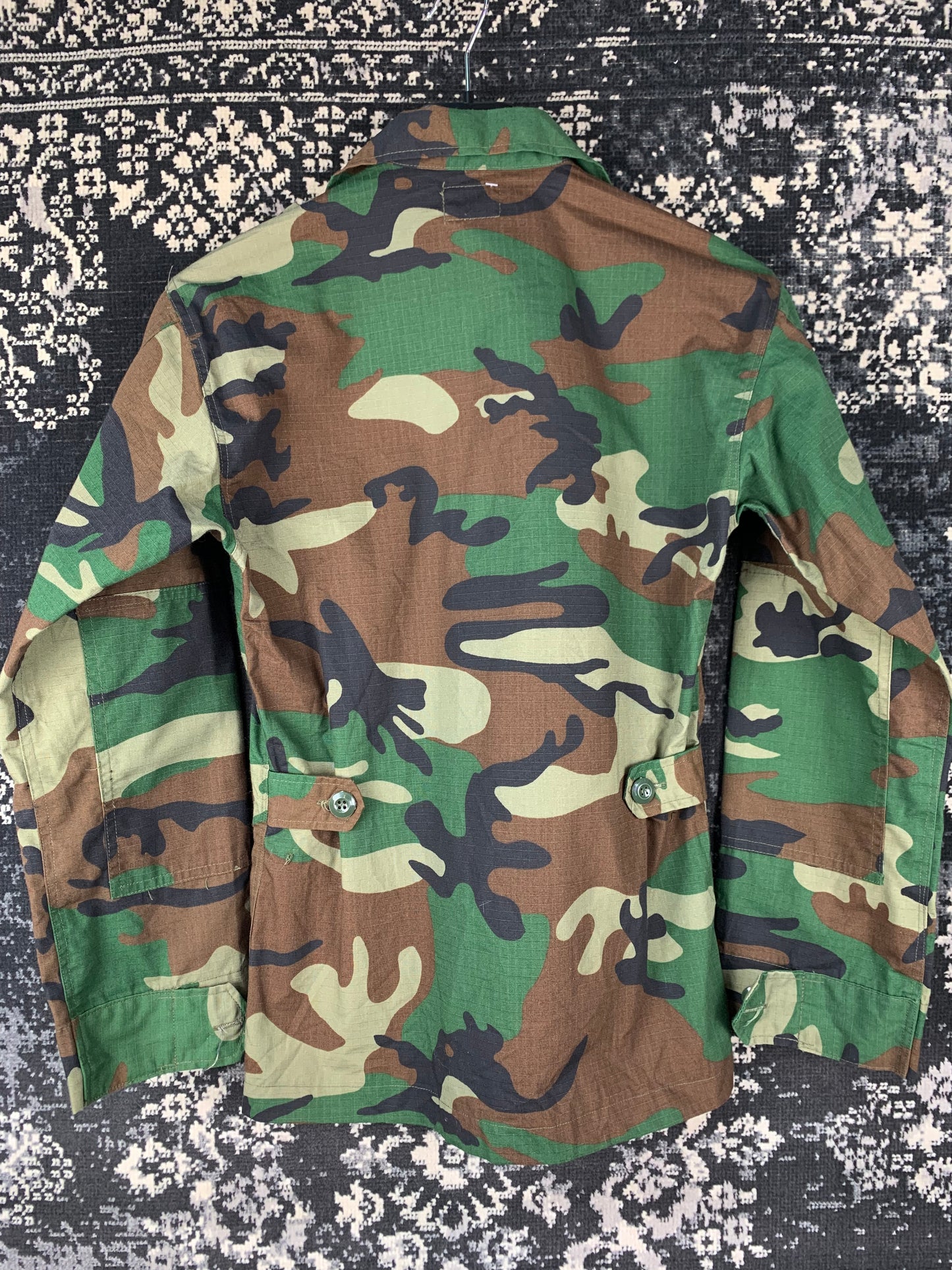 Women's Vintage Camouflage Military Field Jacket