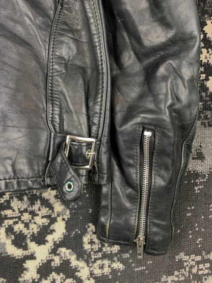 Women’s Vintage Schott NYC Black Leather Jacket