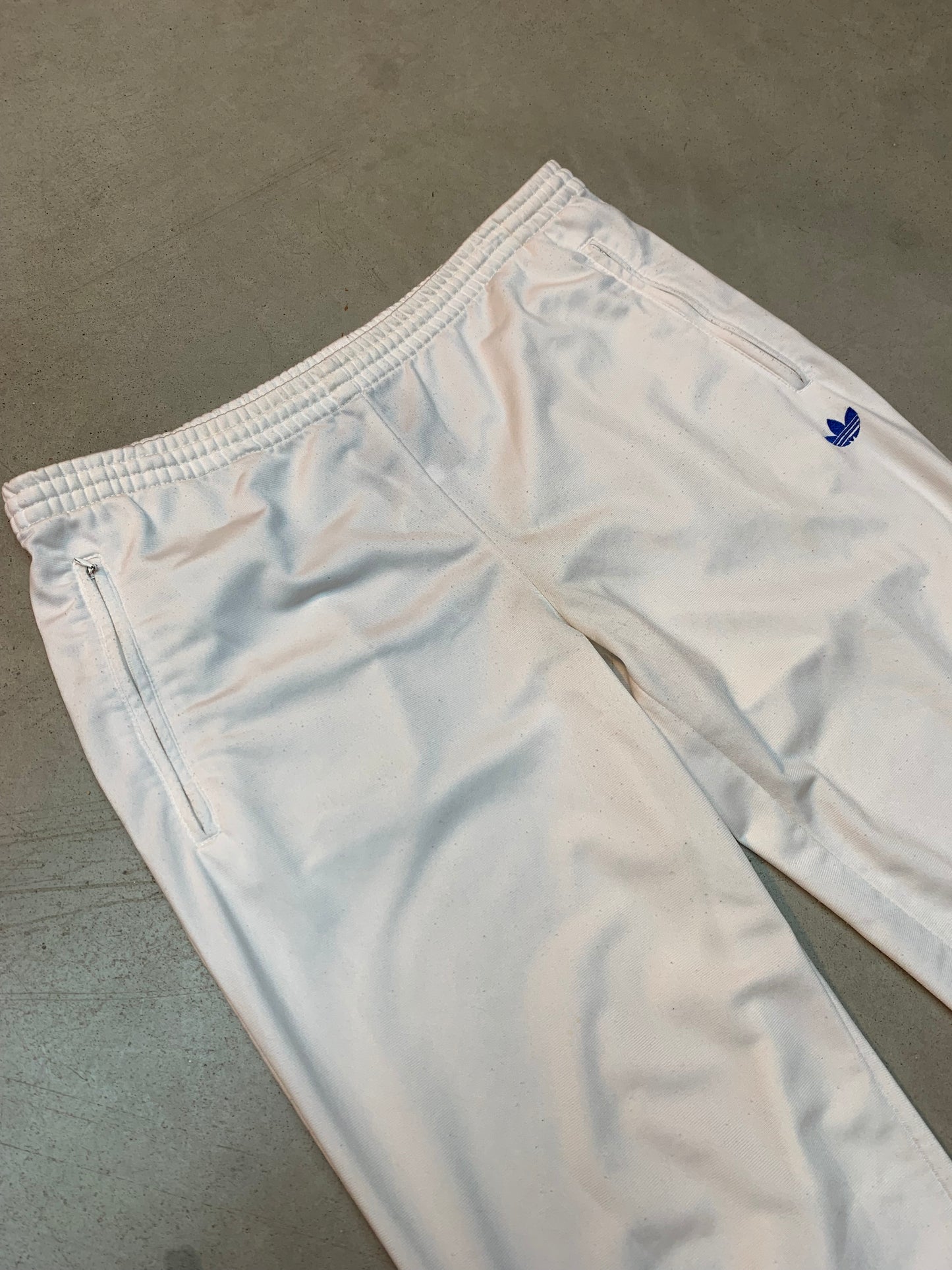 Men's Vintage Adidas White Track Pants