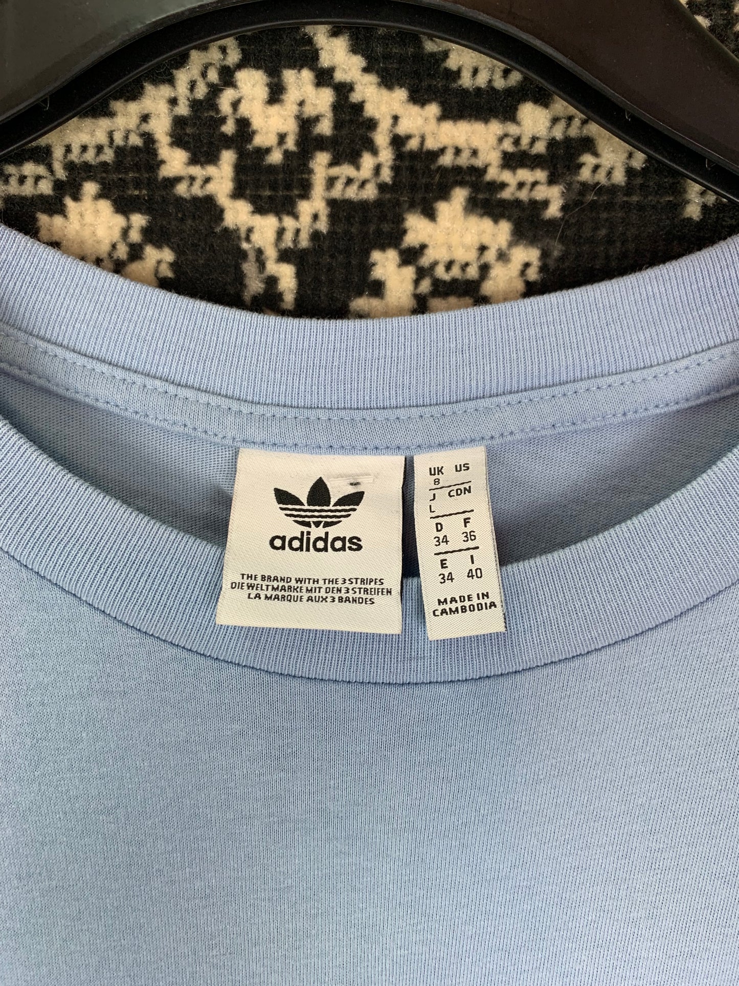 Women's Adidas Originals Light Blue T-Shirt