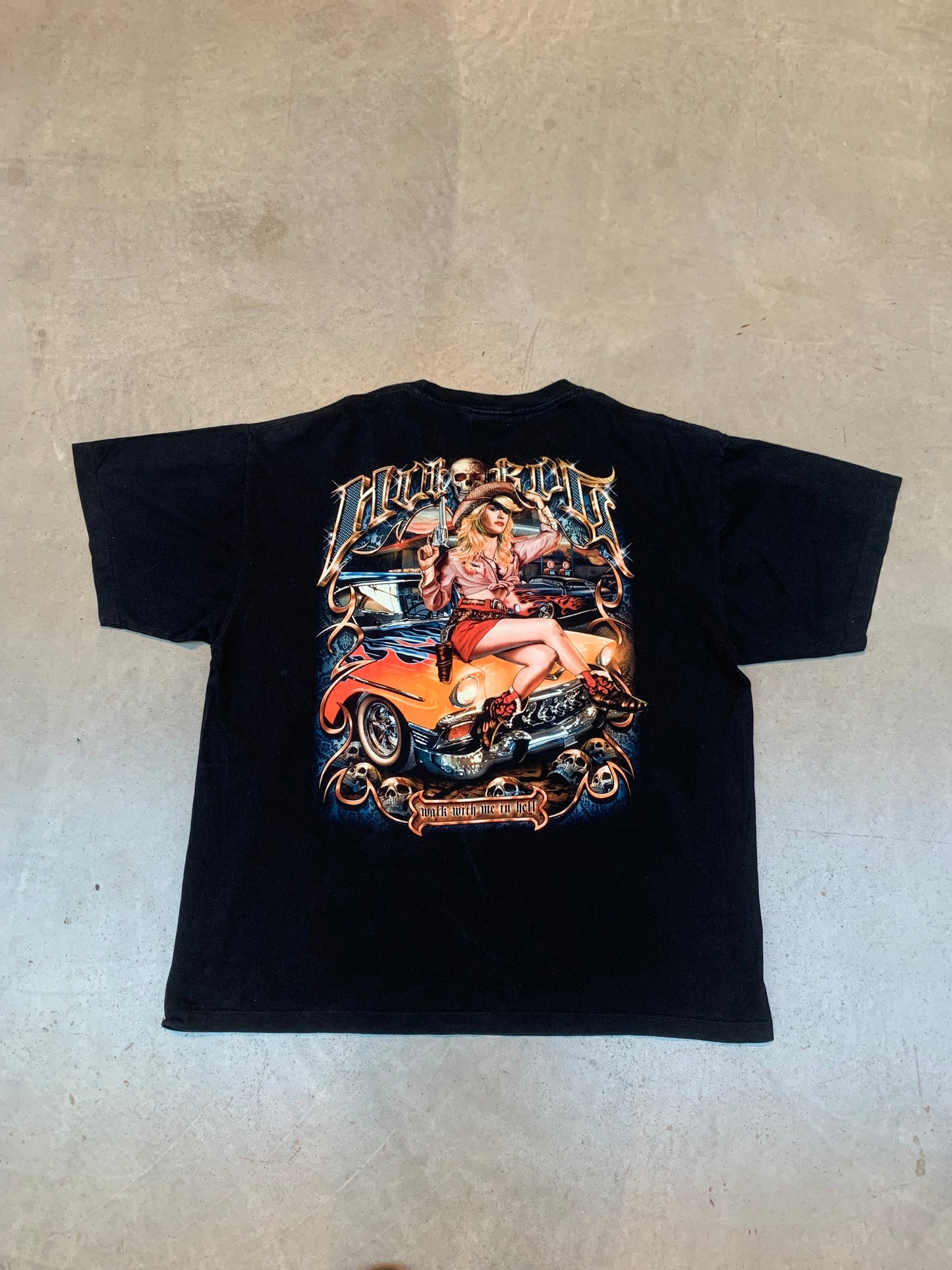 Men’s XXL Black Graphic T-Shirt