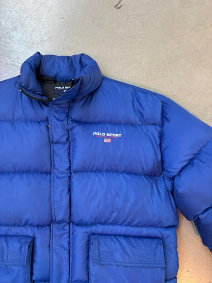 Polo Sport Ralph Lauren Blue Down Puffer Jacket
