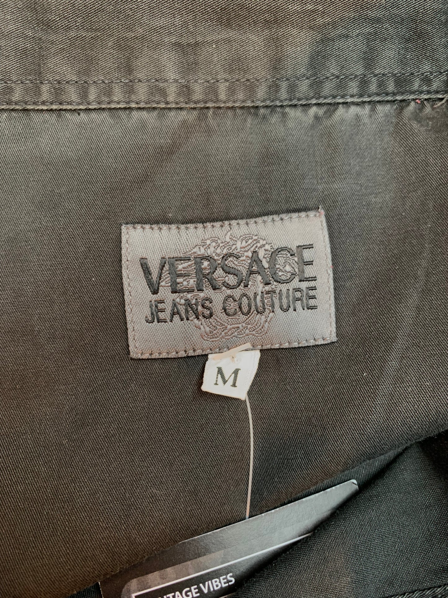 Versace Jeans Couture Classic Black Long Sleeve Shirt