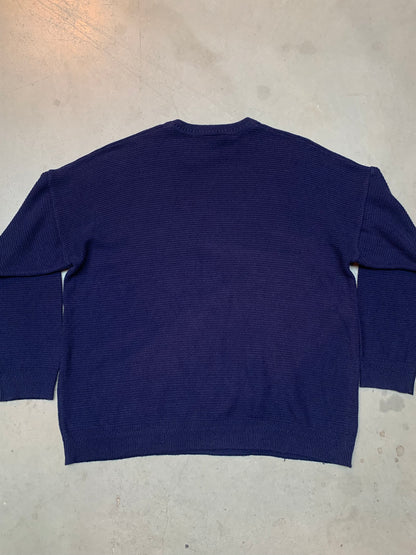 Lacoste Men's Blue Knit Sweater