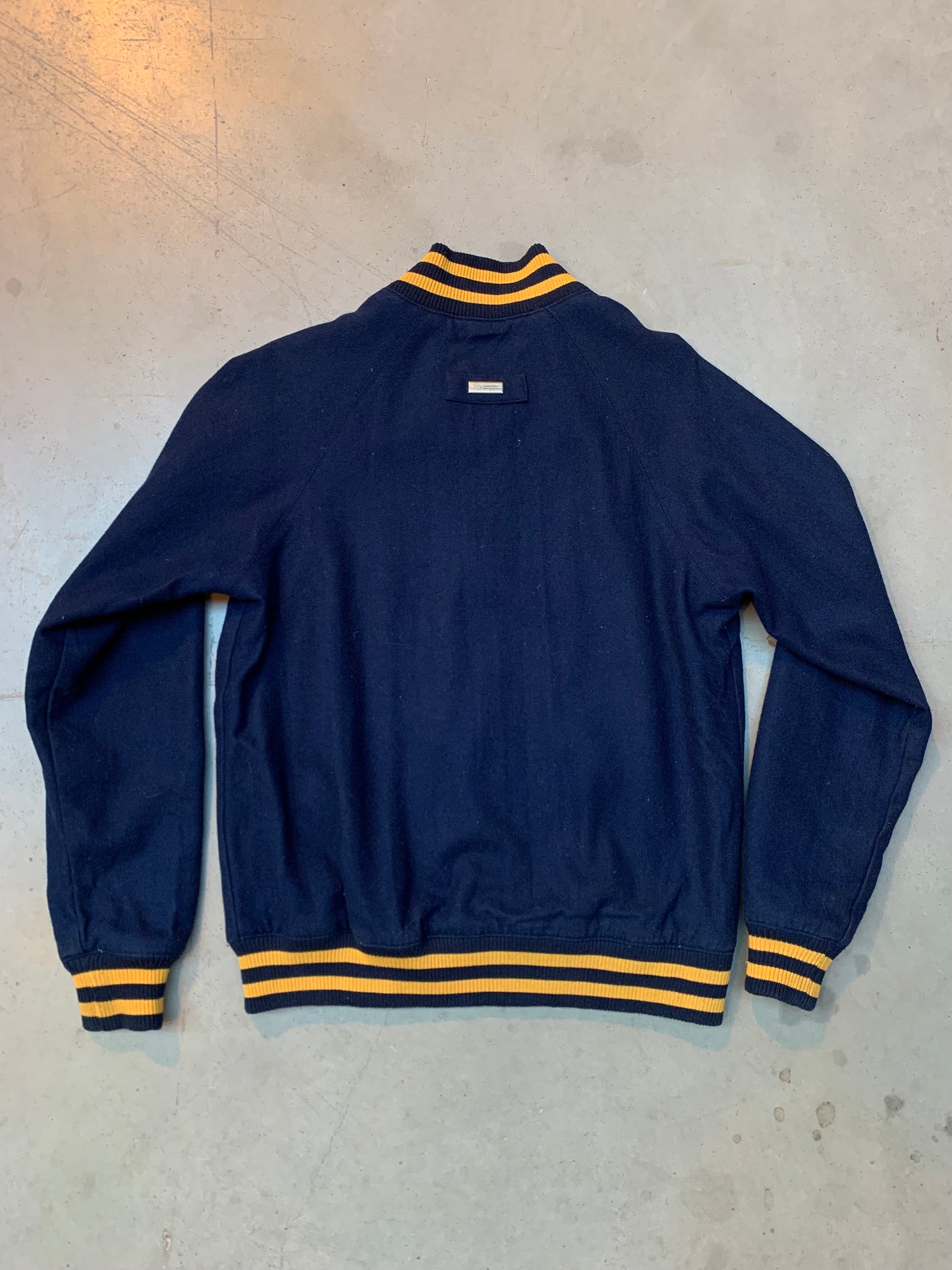 Vintage LRG Dark Blue Varsity Jacket