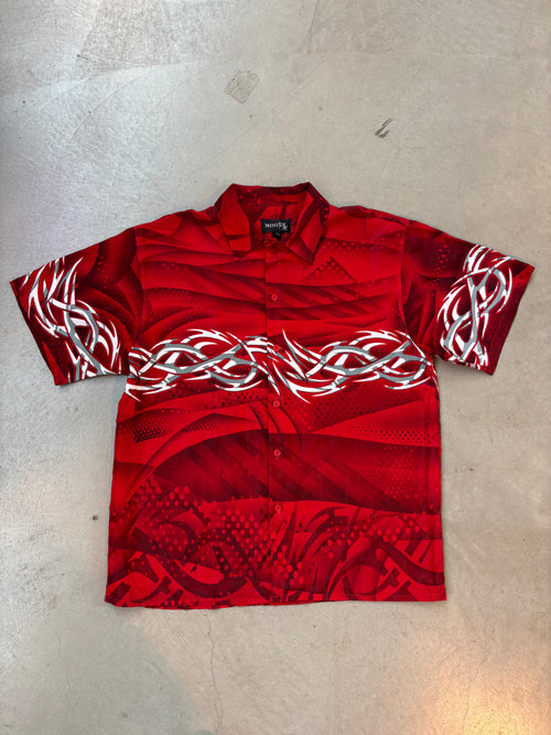 Mogul Red Tribal Graphic Shirt