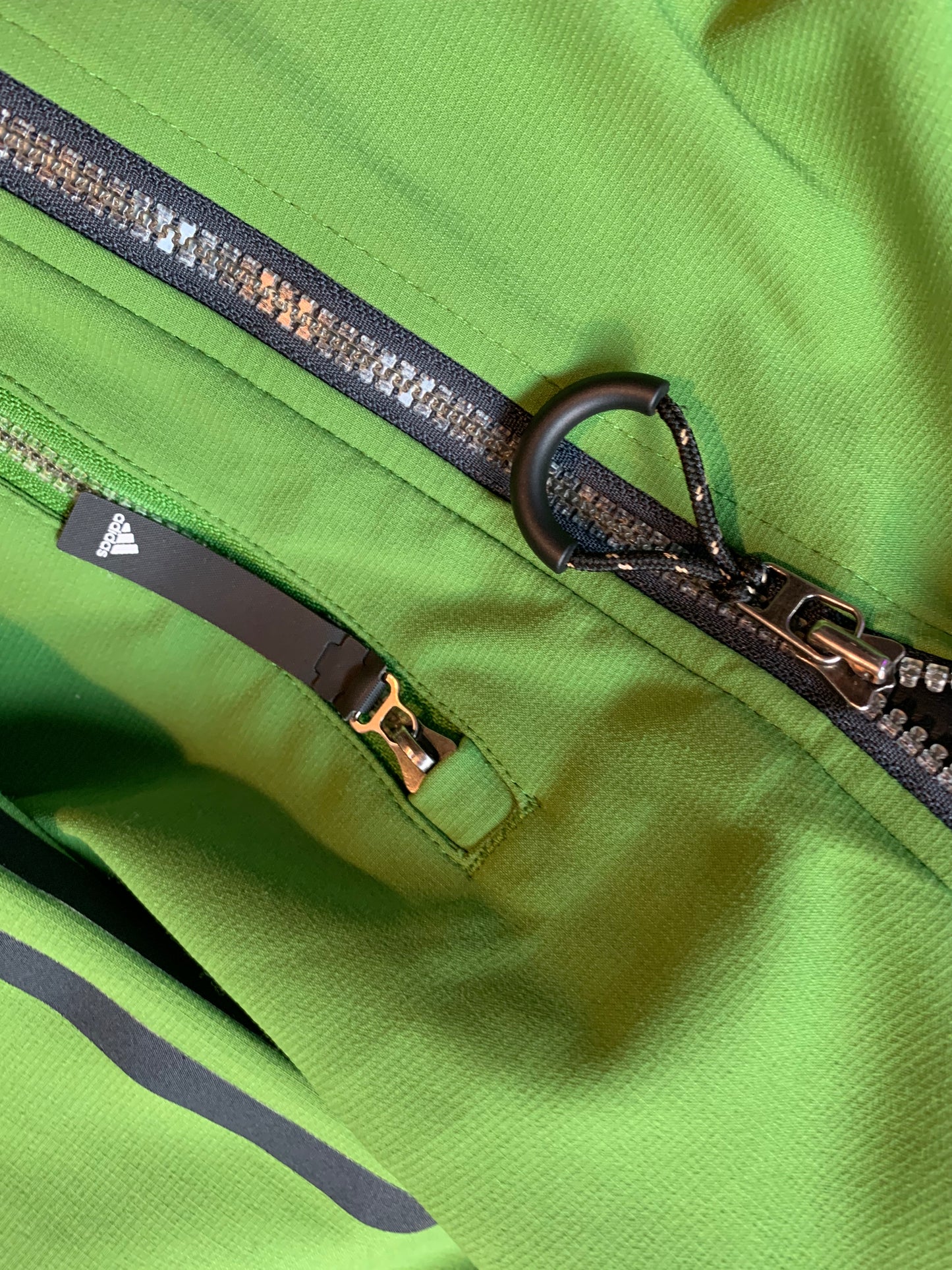 Adidas Men's XXL Windbreaker Jacket Green