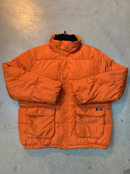 Vintage Dickies Heavyweight Orange Puffer Jacket