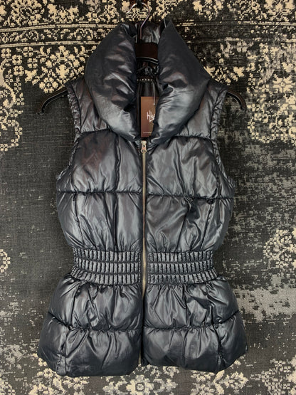 Women's Y2K Style Black Puffer Vest