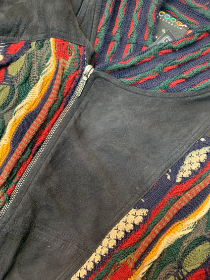 Rare COOGI Australia Black Zip Jacket