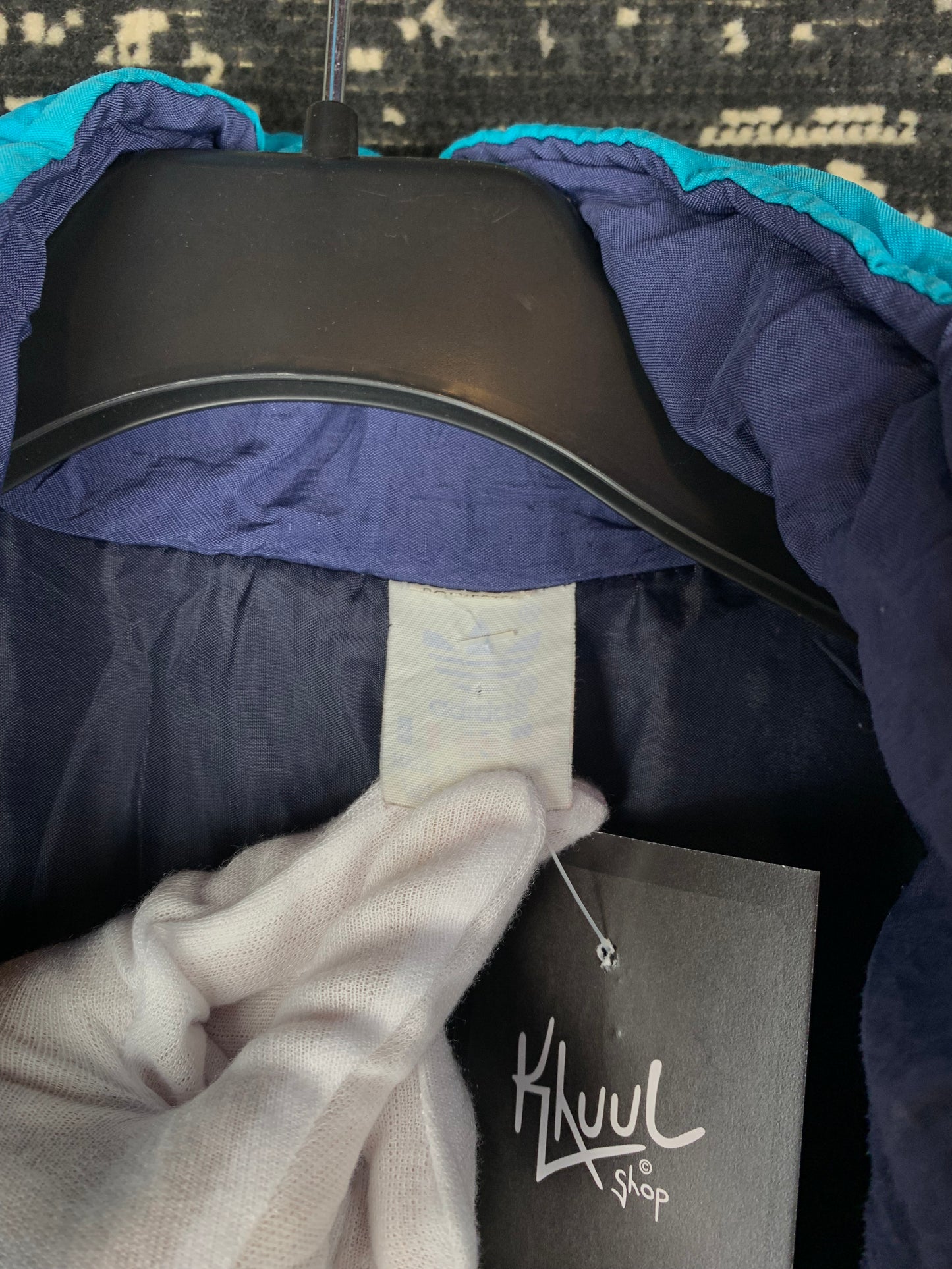 Men's Vintage Adidas Blue Winter Jacket