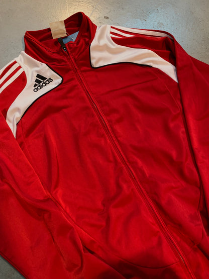 Vintage Men's Adidas Red Track Jacket