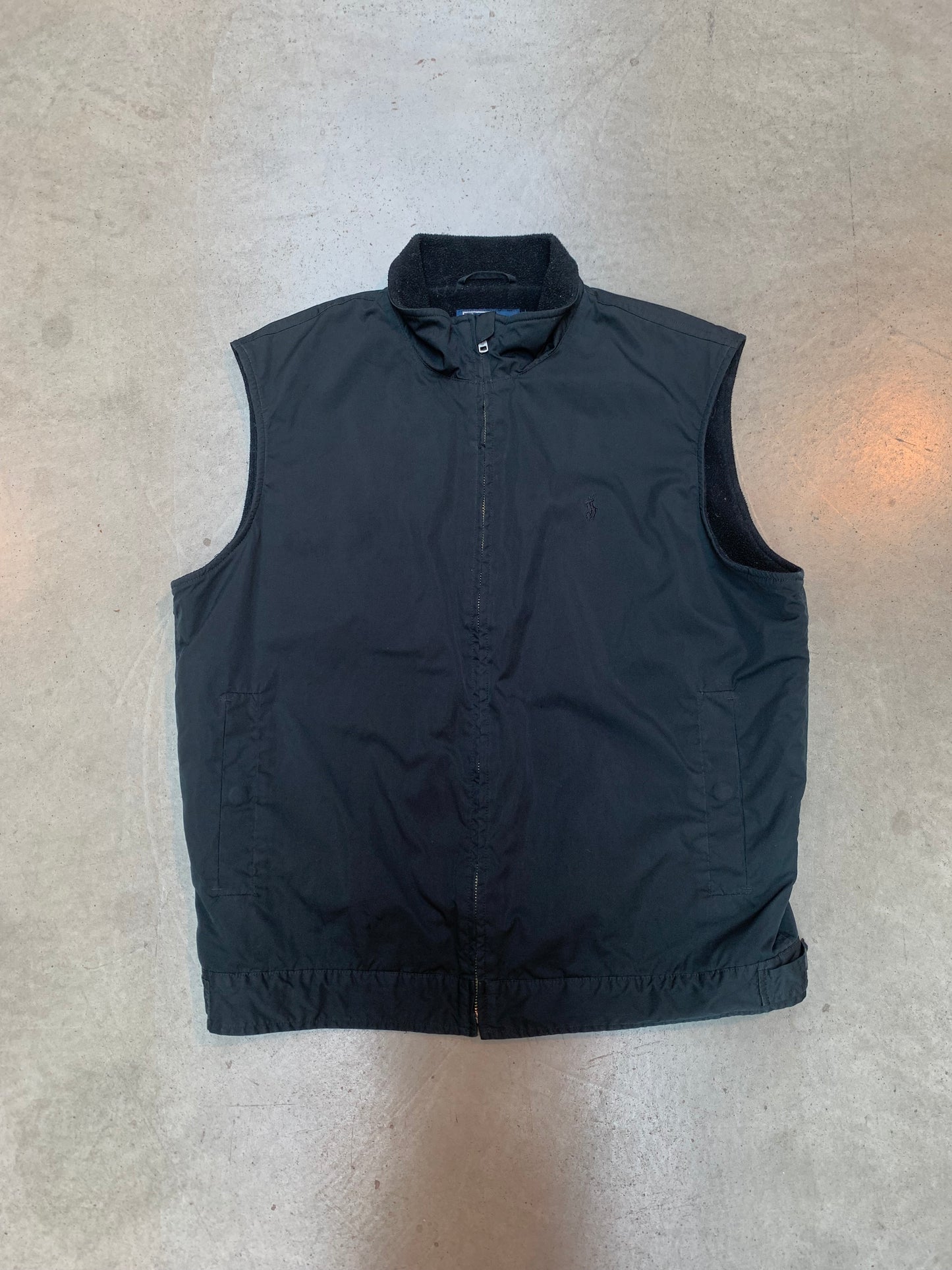 Polo Ralph Lauren Black Fleece Lined Vest
