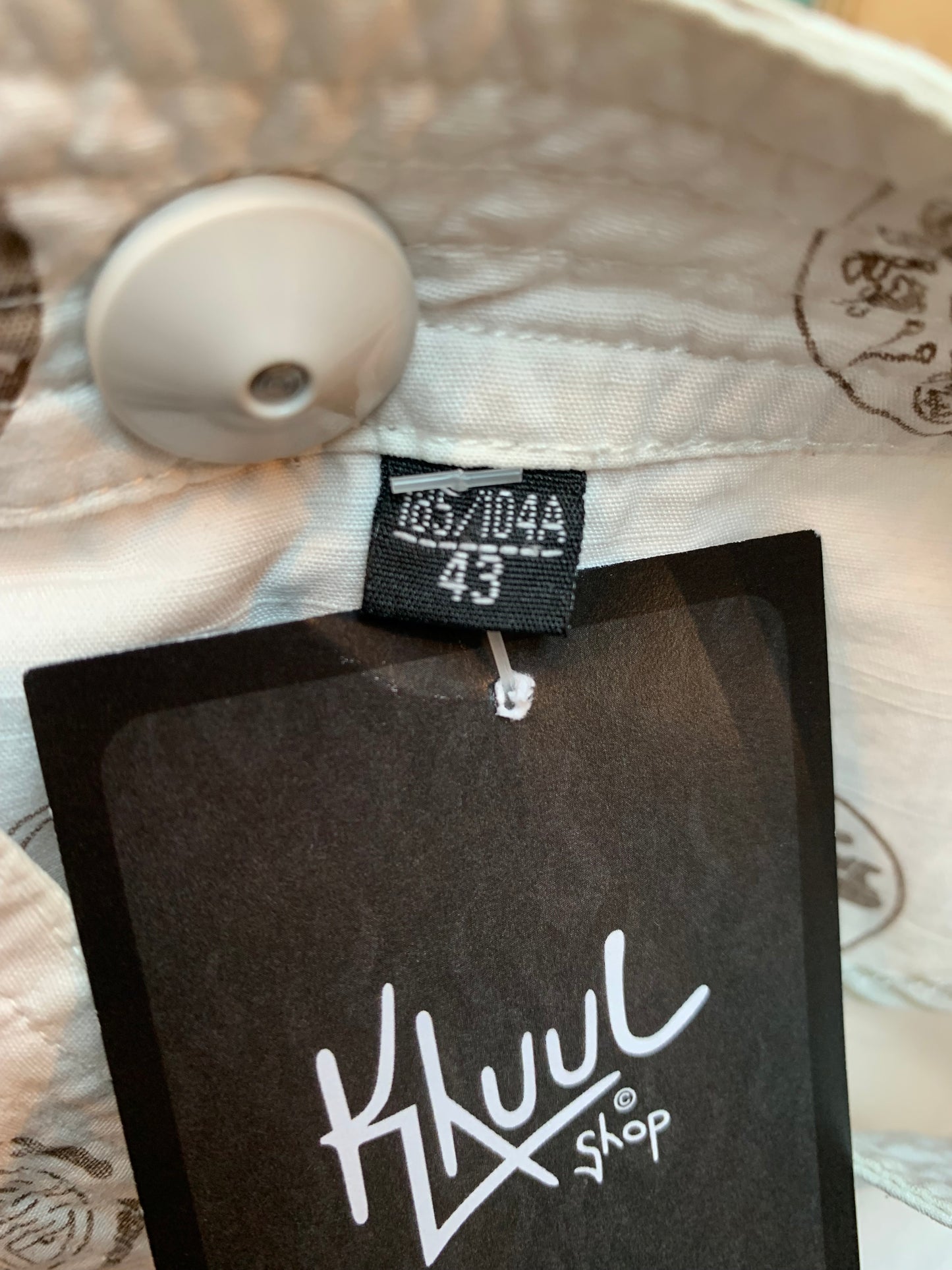 Vintage Xintangzhuang White Chinese Button Up Shirt