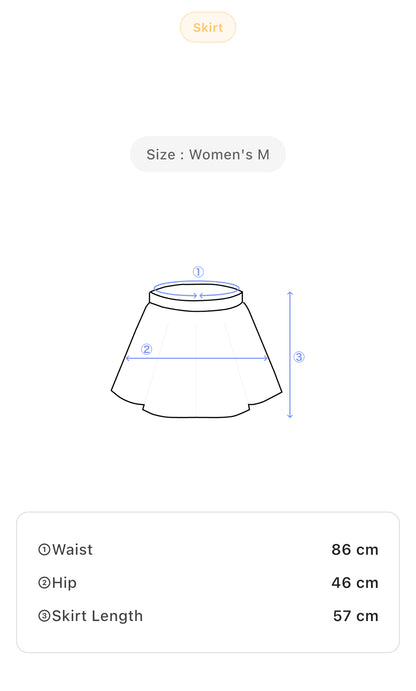 Women's Gothic Punk Pleated Mini Skirt