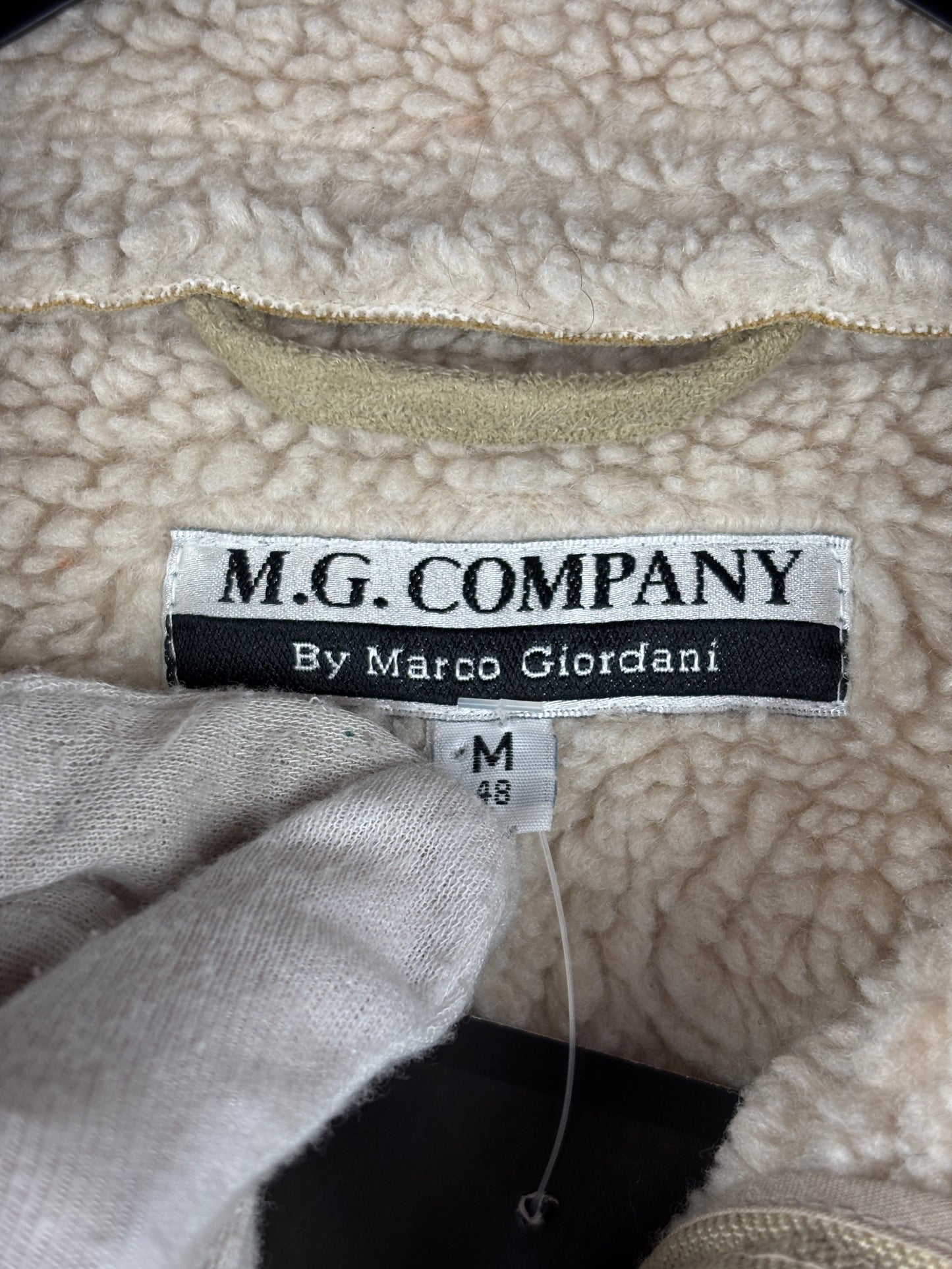 Women's Y2K Vintage Beige Faux Suede Jacket with Warm Inner Lining