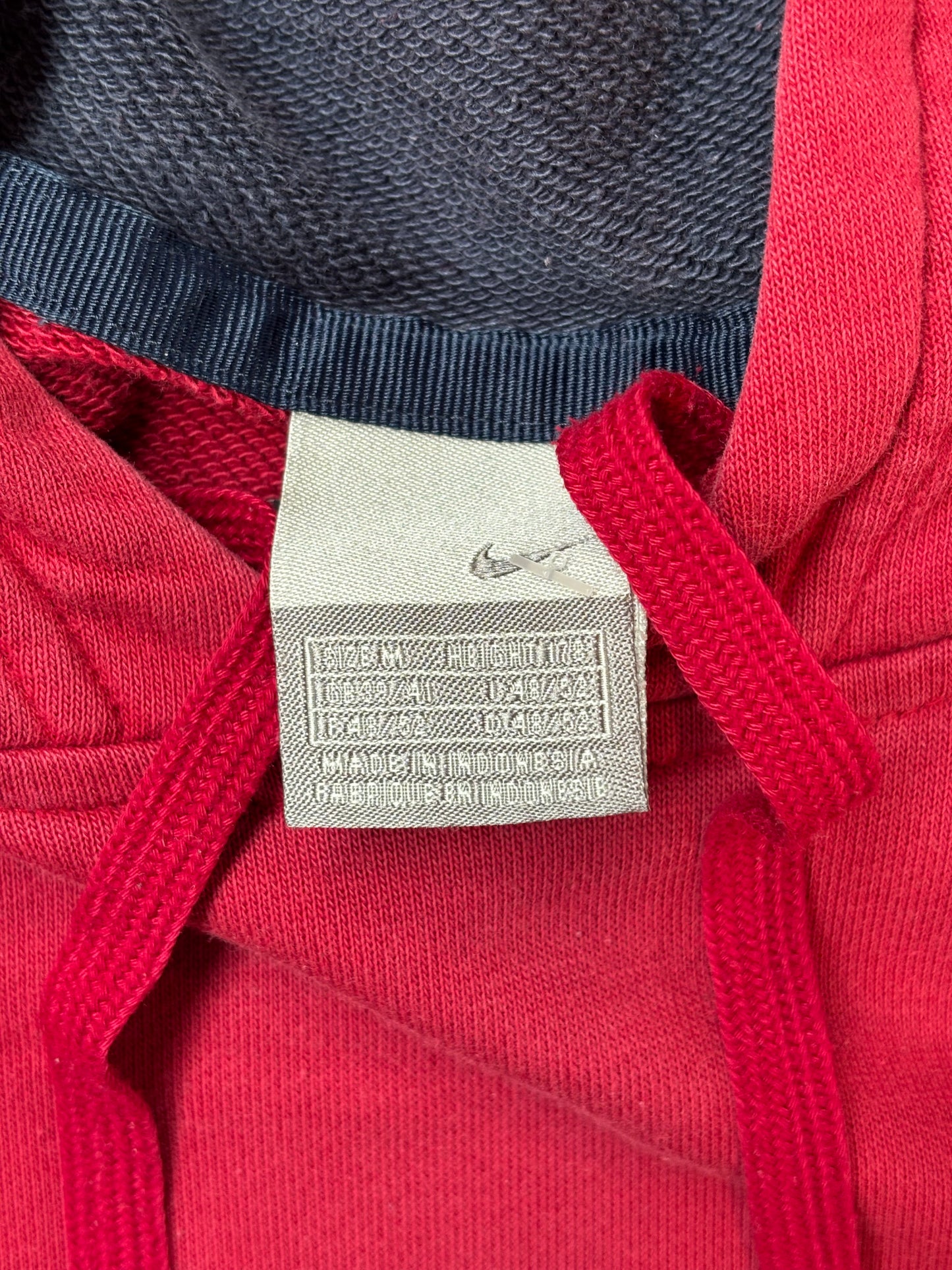 Mens Vintage Nike Red Hoodie