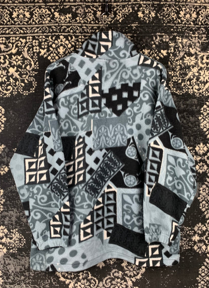 Men’s Vintage Rodeo Quarter-Zip Fleece Pullover